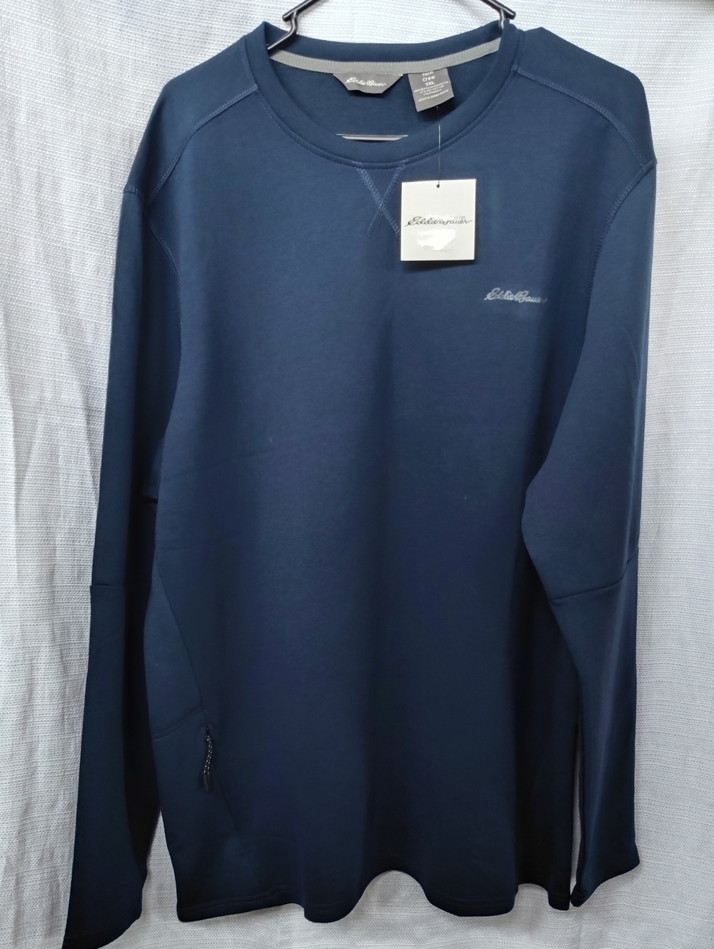 Eddie Bauer Navy Crewneck Pullover Sweatshirt